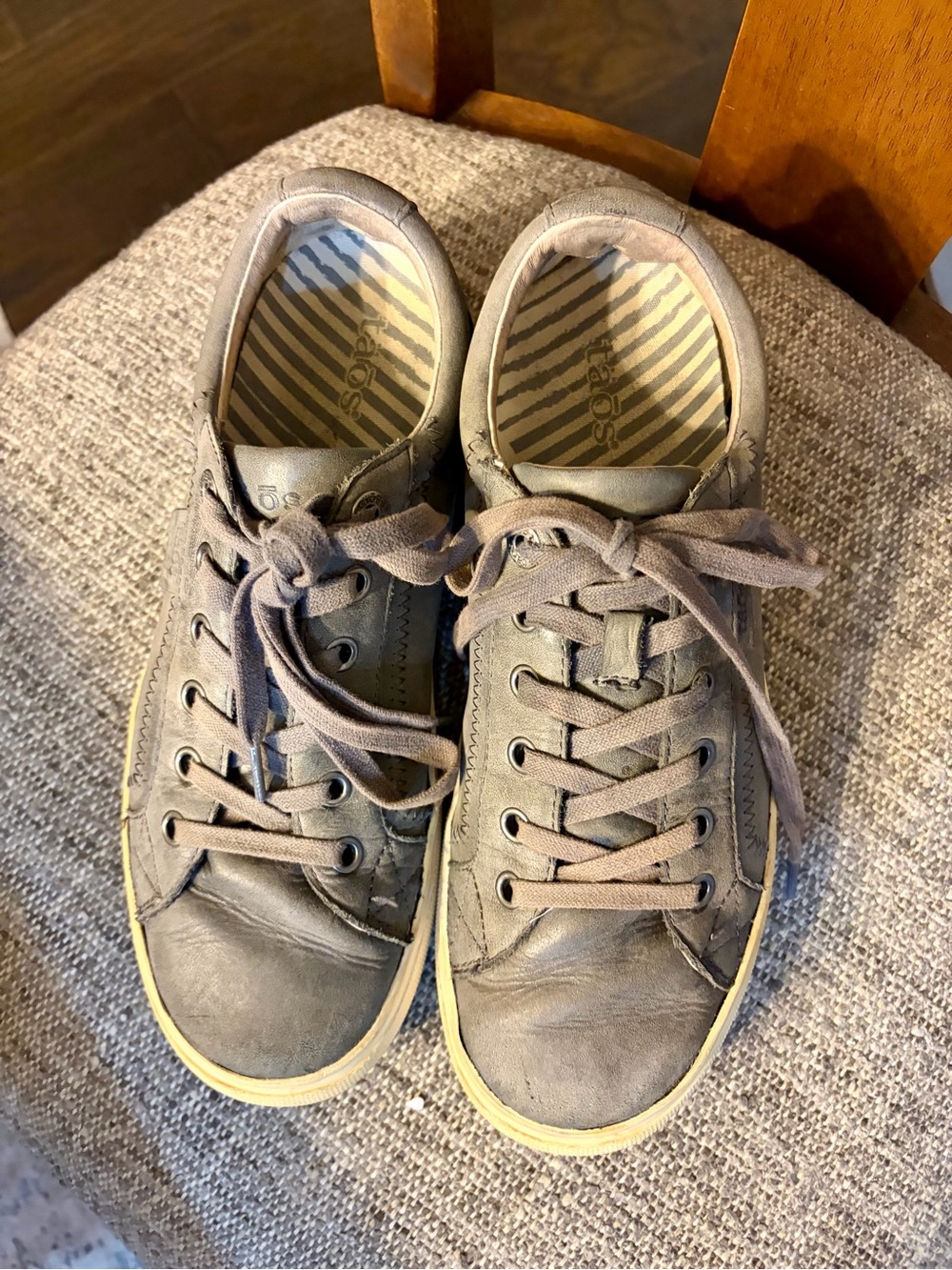 Taos Plim Soul Lux Leather Casual Steel Leather Sneakers